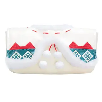 

vanpower Rabbit Plush PU Protective Case Storage Box Bag Holder Organizer Container with Buckle for Nintend Switch Console