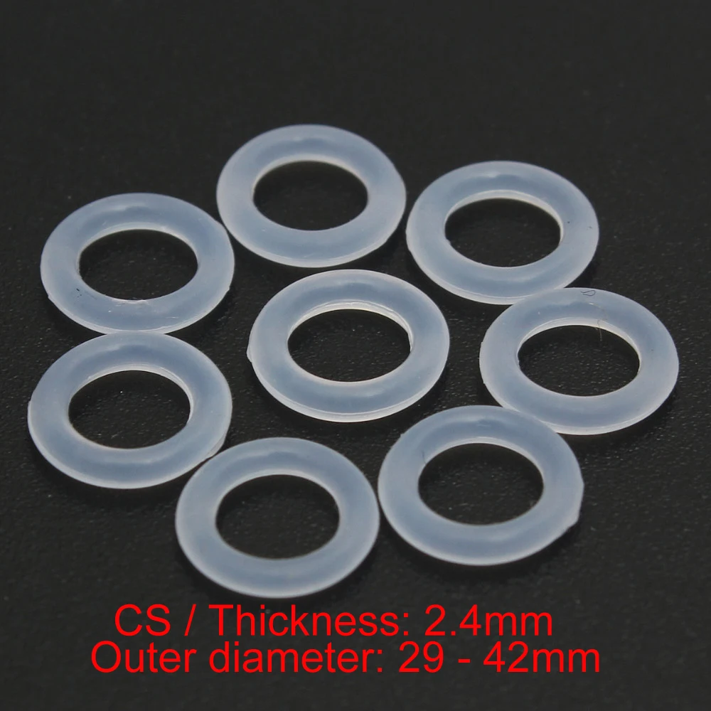 50x 29.5 x 3mm Silicone 70 O'Ring 