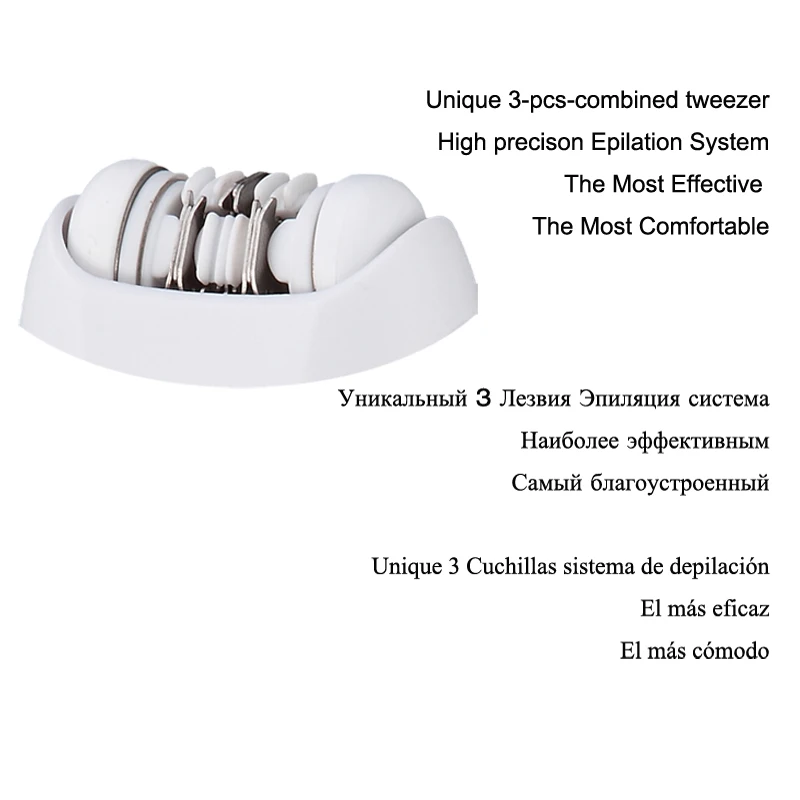 ASUN Depilatory Electric Female Epilator Women Hair Removal For Facial Body Armpit Underarm Leg Depilador Depilation FISHKIM