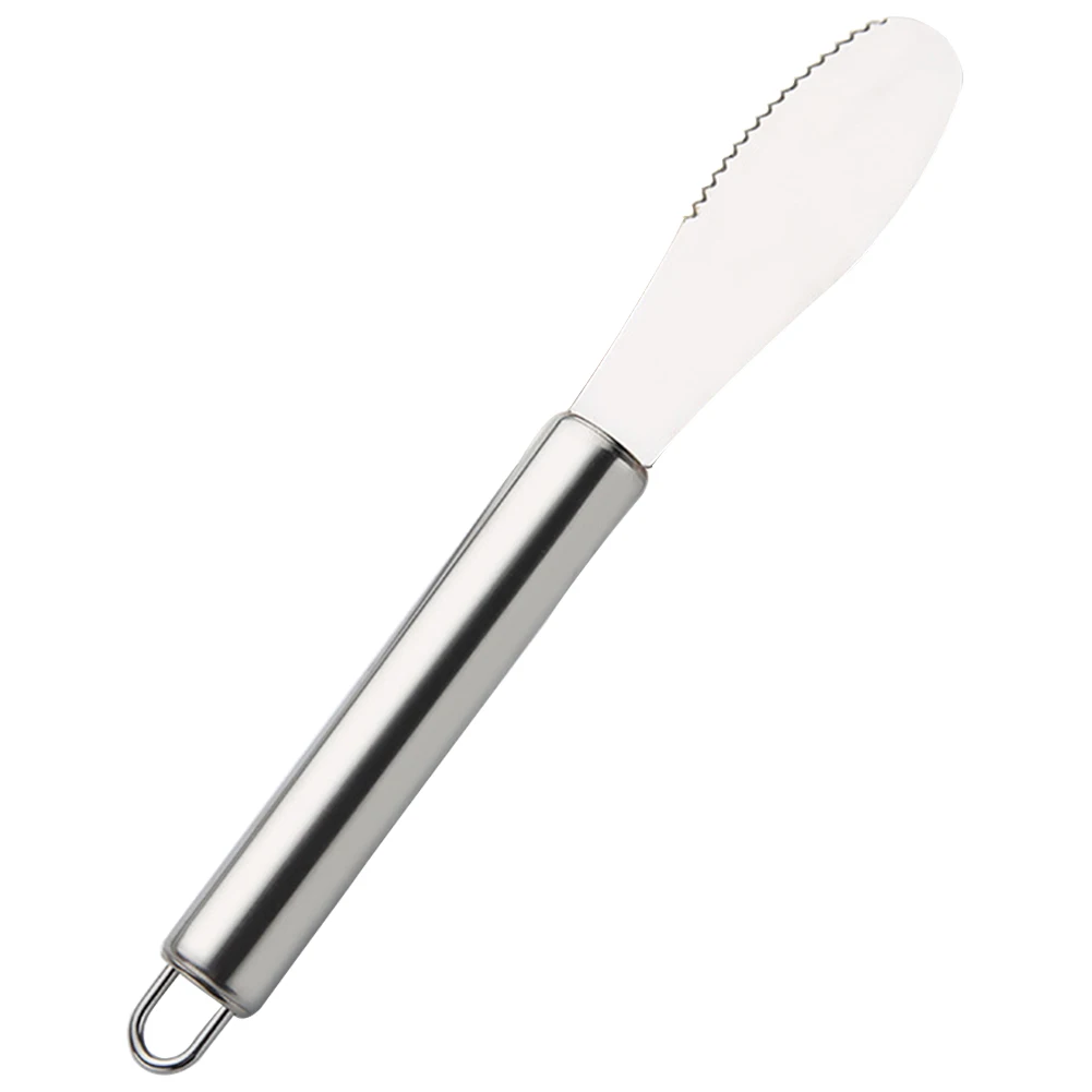 

Sawtooth Stainless Steel Butter Knife Tablewear For Cheese Wide Blade Cutter Spreader Kitchen Gadgets Sandwich Spatula