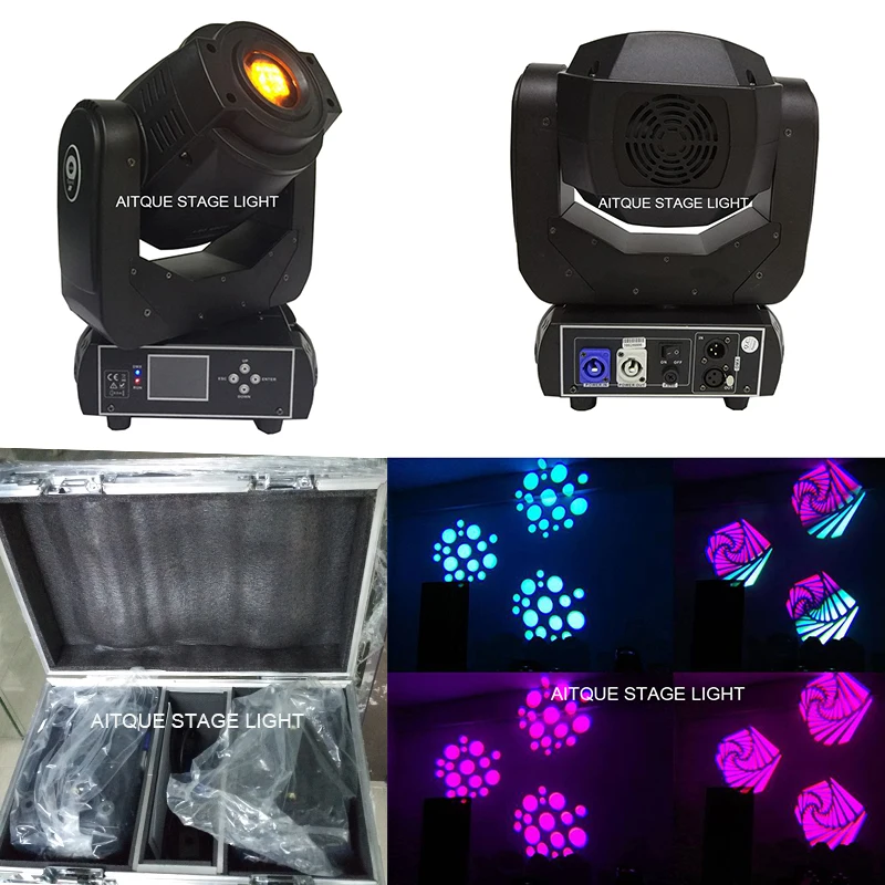 

(8pcs+flycase)Stage lighting led moving head spot lyre dmx 90w moving head prism moving heads 90