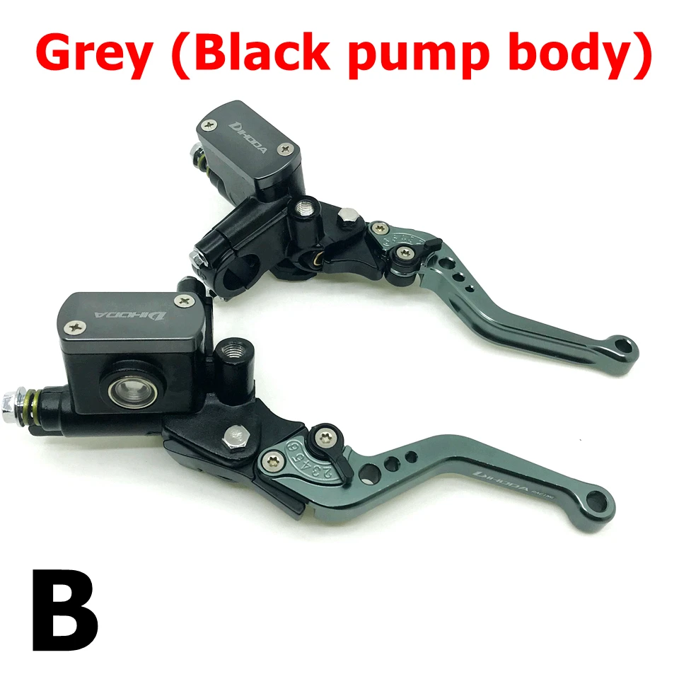 DIHODA многоцветный 1 пара Универсальный мотоцикл главный цилиндр рычаг тормоза гидравлический насос сцепления для honda Yamaha Kawasaki Suzuki