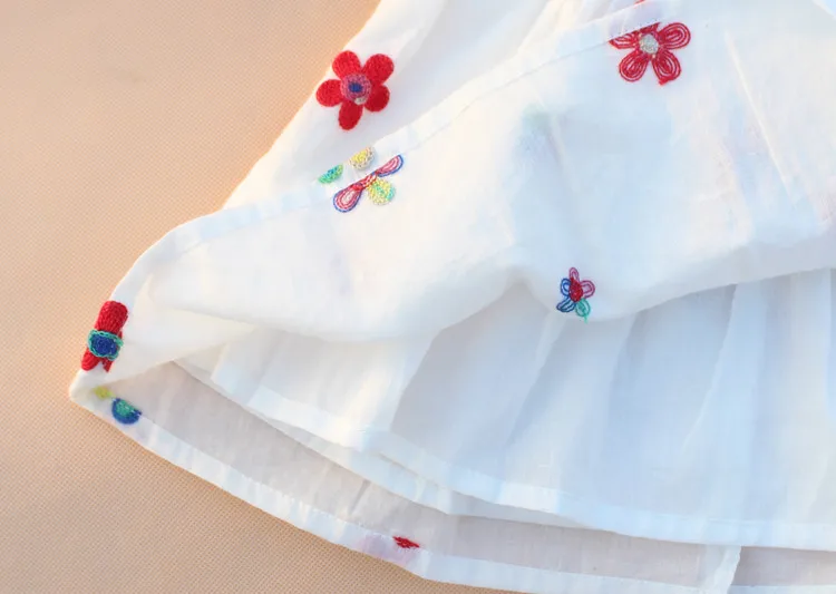 0-3Y Baby Girl Dress 2018 Infant Summer Embroidery Flower Strawberry Cotton Dress 1 Year First Birthday Newborn Party Dresses (13)
