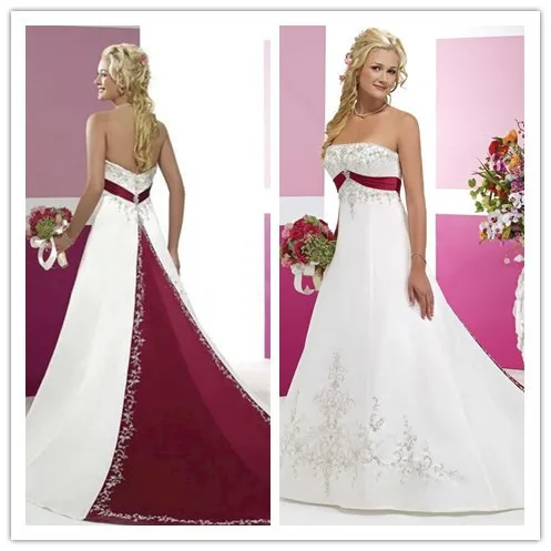 abito da sposa rosso e bianco abito da sposa rosso e bianco
