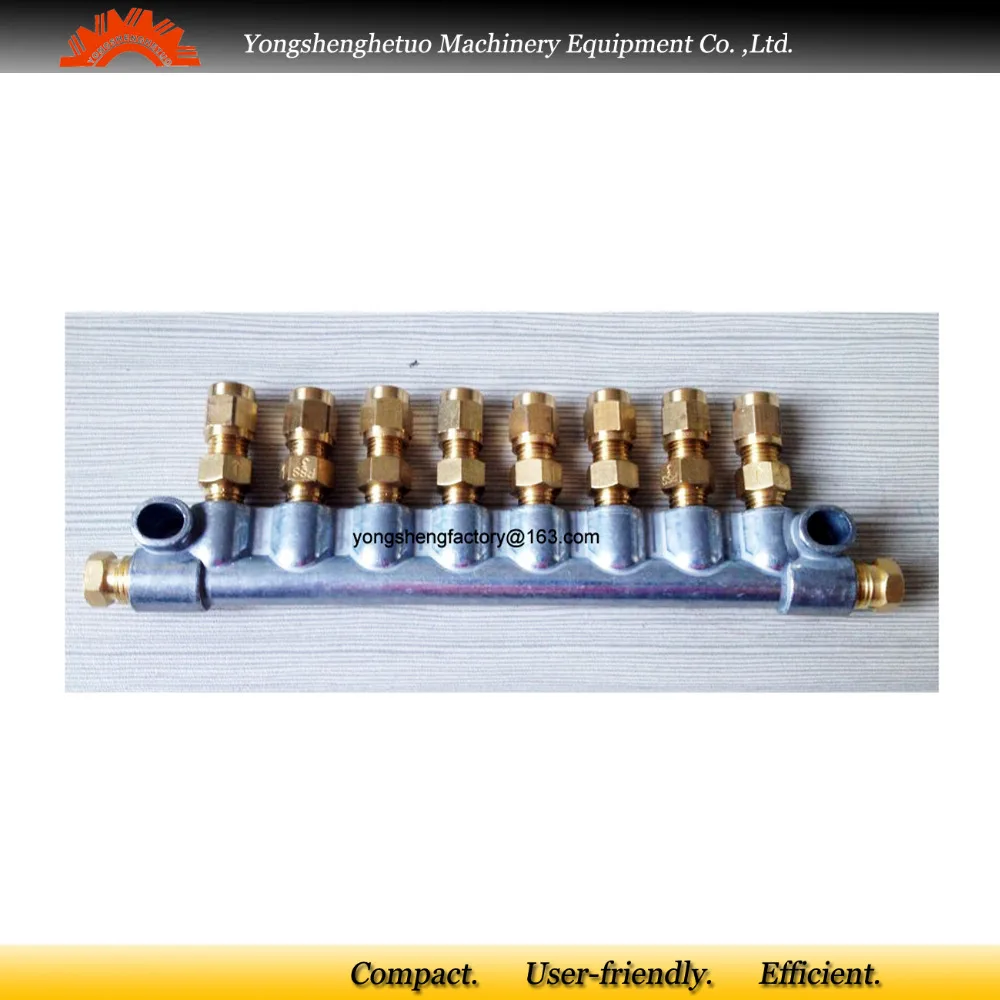 Lubrication resistance oil distributor manifold separator valve 8 M8*1