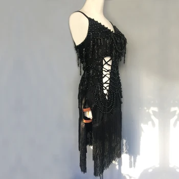 

Custom new Latin dance match suit adult children's Latin dance performance suit children's Latin dance costume girl