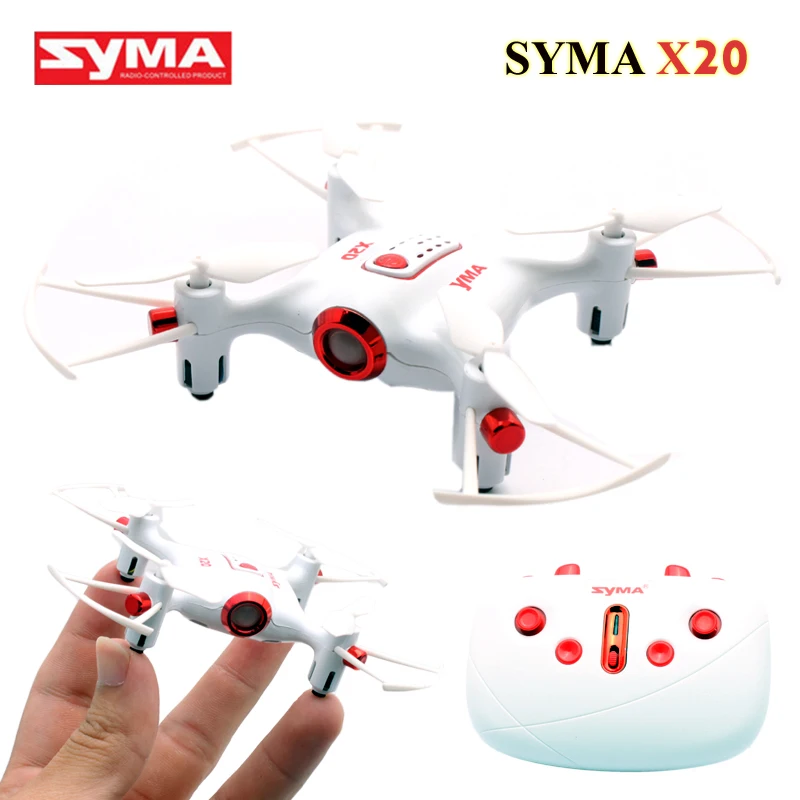 

Syma X20 Pocket Mini Drone 2.4G 6 Axis 4CH Quadrocopter Eachine Quadcopter Rc Helicopter Helicoptero de controle remoto Toys