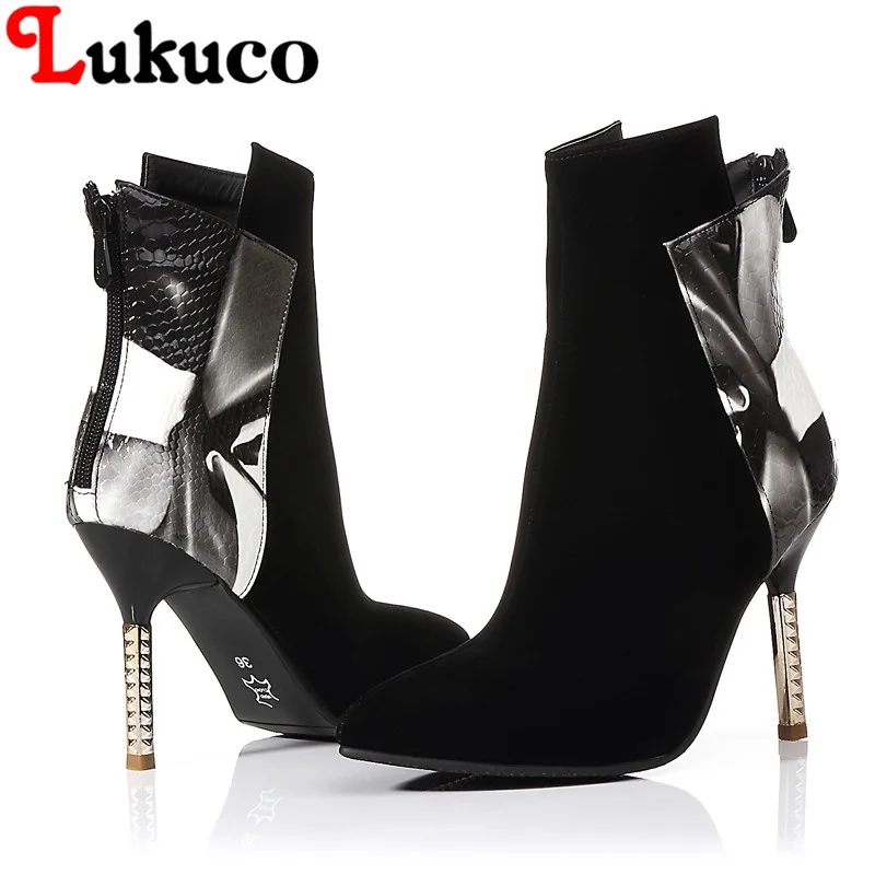 

2018 MIX-COLOR women ankle boots large CN size 35 36 37 38 39 40 41 42 43 retro design women Boots real pictures free shipping