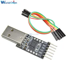 1 teile/los CP2102 USB 2.0 zu UART TTL 6PIN Stecker Modul-serienkonverter mit Dupont linie