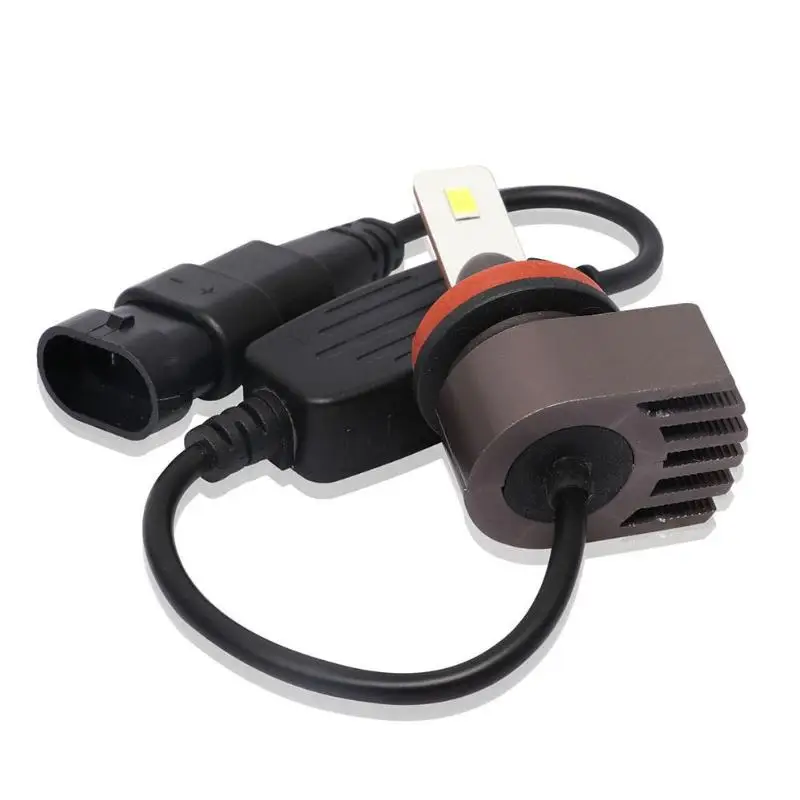 VODOOL 2 шт. светодиодный фар автомобиля лампы M2 весом 9-36 V 72 W фары для 5740LM 9005 9006 H7 H11 авто светодиодный фар головного света и противотуманных фар с возможностью креативного IP67 водонепроницаемые наклейки для автомобилей