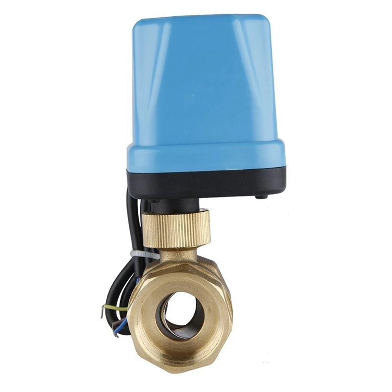 1 шт. 2-полосная зонный клапан двусторонний клапан приводной шаровой клапан электрический клапан, шаровой клапан 220V DN25(G1.0inch) реверсивный клапан с светодиодный л