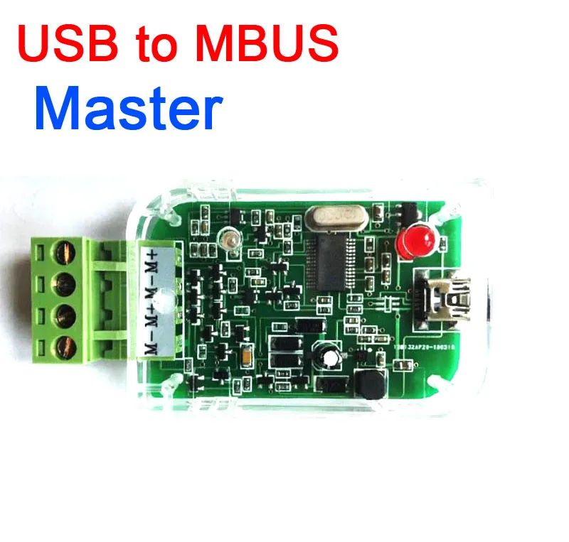 USB в MBUS мастер конвертер передачи данных модуль отладки 10 нагрузок F/MBUS умное