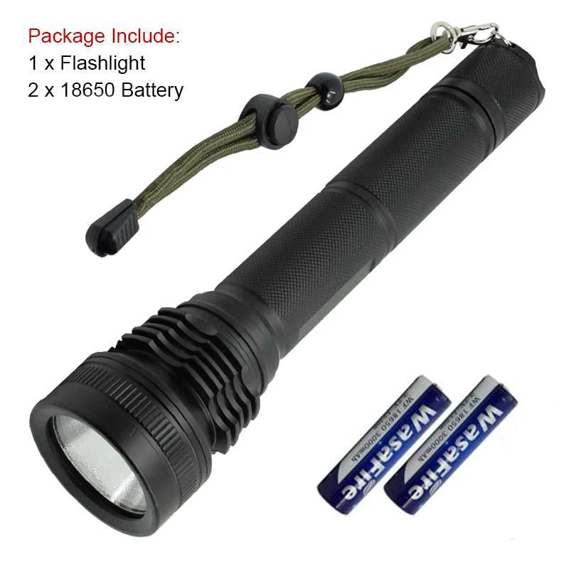 

Portable 18650 Lanterna LED Flashlight Super Bright XHP50 LED 5 Mode Torch Lamp Light Outdoor Camping Light With 18650 Battery