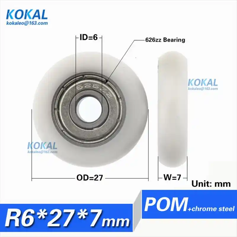small nylon pulleys