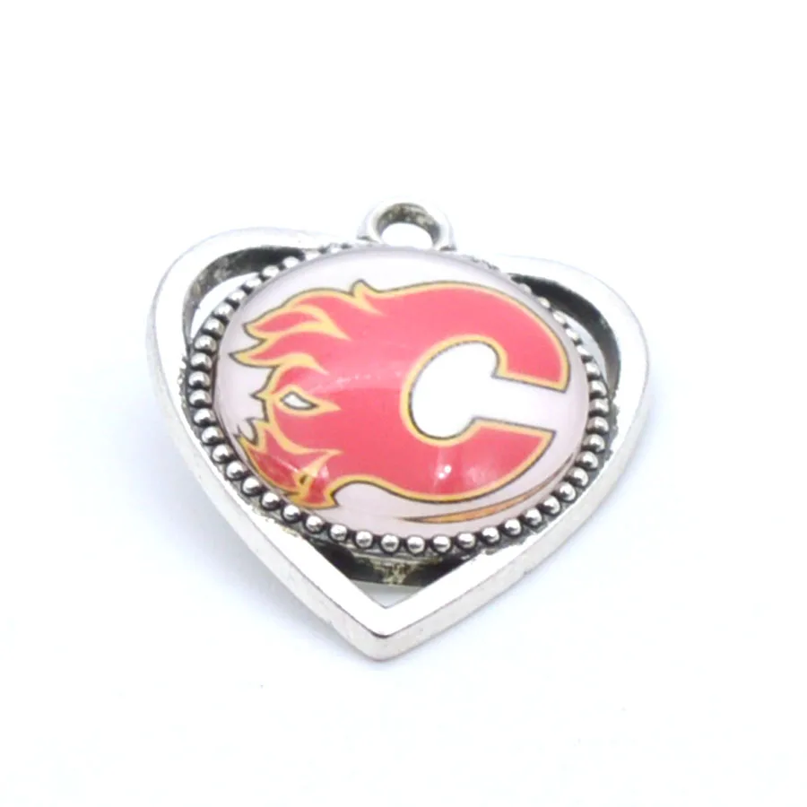 Pendant Accessories NHL Calgary Flames Charms Accessories for Bracelet