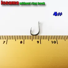 4#50 шт./лот iseama крючок рыба Высокуглеродистая колючая Рыбалка крючок для карпа и пруд Рыбалка