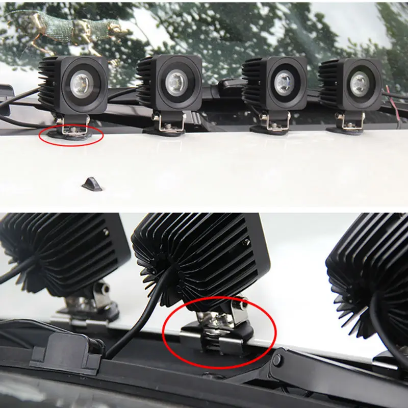 Universal Brackets for JEEP Car Auto Vehicle Police Excavator Truck Sedan Saloon ATV UTV SUV hood Engine Hood Engine Cover Bonnet (2)