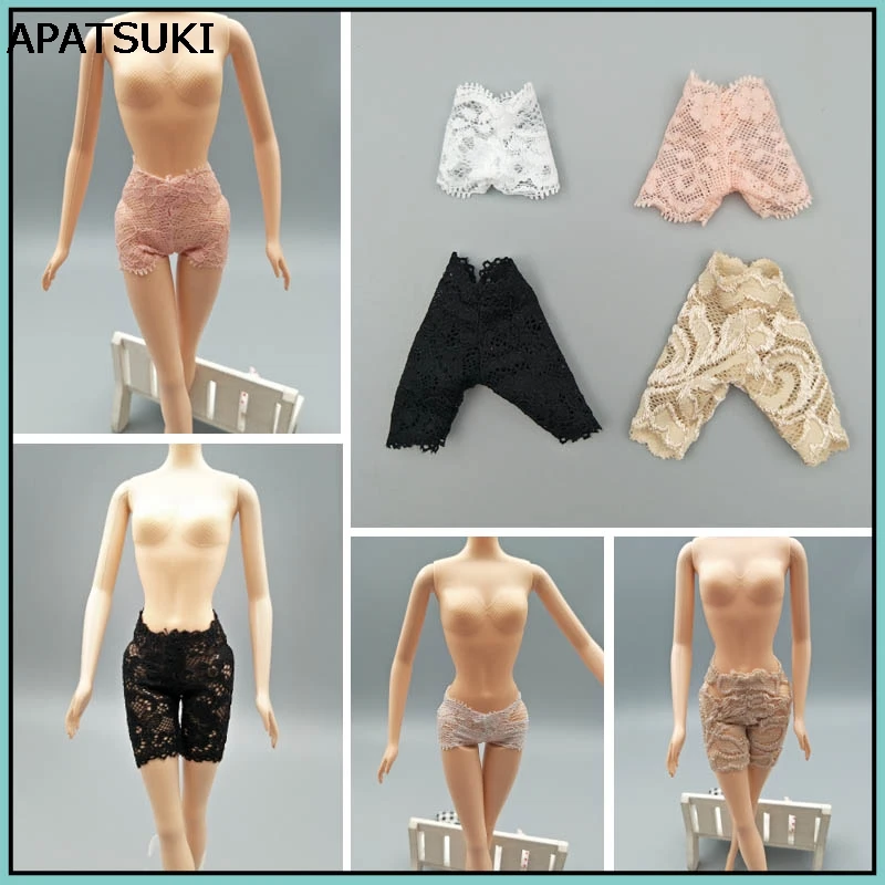 4 шт./лот мягкие кружевные трусы для кукол Барби трусики Blythe 1/6 BJD Барби|Куклы| |