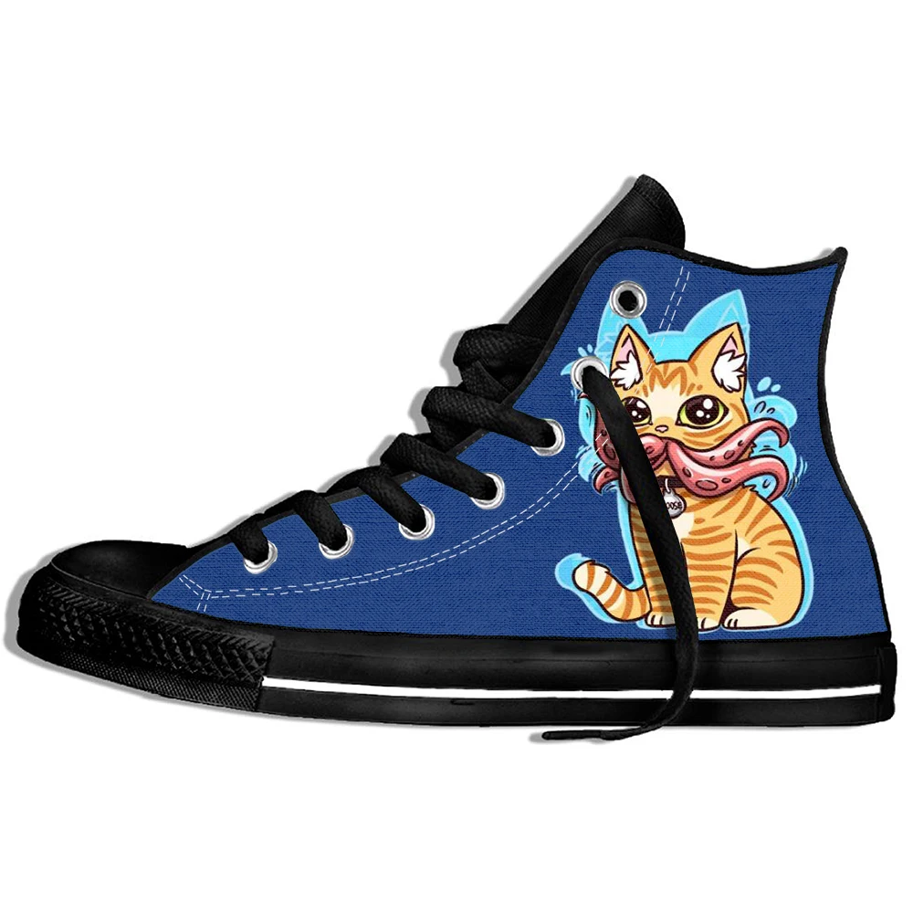 

Boys/girls Cute Kitty Cat Animal Printed Soft Flerken Kitty Song Big bang theory Cotton Lovely Sneakers Casual Shoes