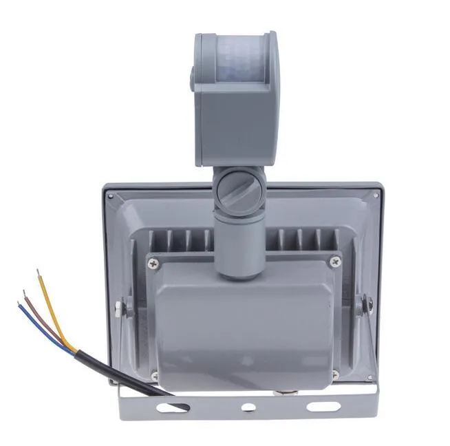 LED Flood light Sensor 10W 20W 30W 50W Outdoor lighting garden lamp 100W PIR with motion detective sensor reflector spotlight