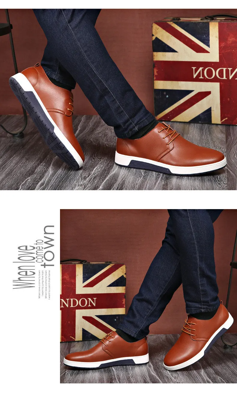 Роскошная брендовая мужская обувь; кожаная мужская повседневная обувь; модная мужская обувь для взрослых; цвет черный, синий, коричневый; обувь на плоской подошве для мужчин; Вулканизированная обувь