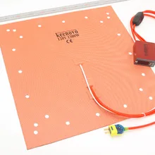 Keenovo силиконовый обогреватель CR-10 S5 3d принтер heatкровать сборка пластины грелка 2" двойные зоны нагрева+ Встроенный цифровой контроллер