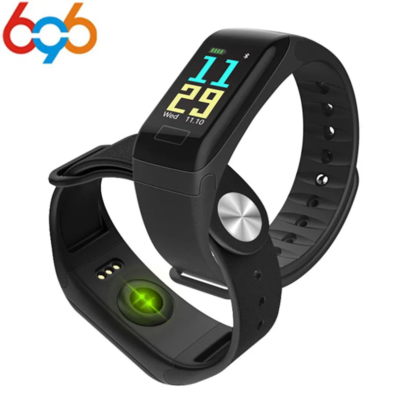 696 New Sports Watch Smart Bracelet Blood Pressure Monitor Waterproof Heart Rate Pulse Meter Weather | Электроника