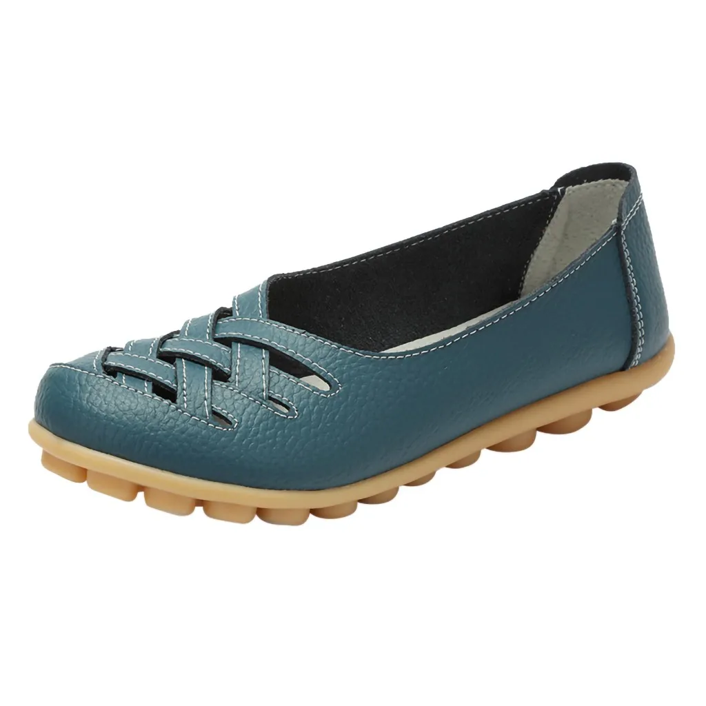 Женская обувь zapatos mujer 2019 размера плюс confortabel однотонные лоферы на плоской подошве