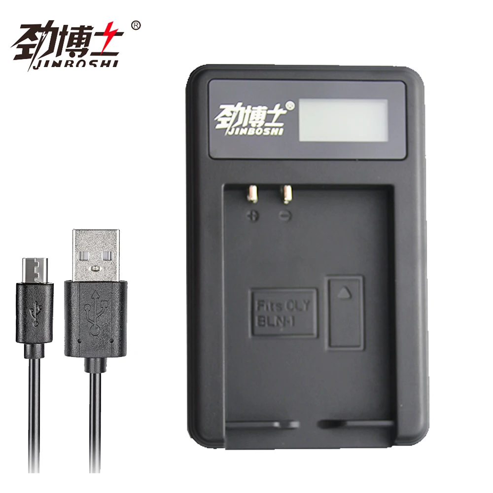 

JINBOSHI BLN-1 BLN1 LCD1 USB Single Rechargeable Battery Charger for Olympus OM-D E-M5 EM5, E-M1 EM1, PEN E-P5 Camera