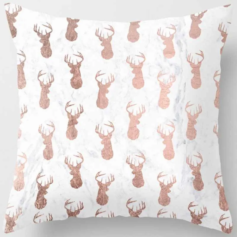 

Creative design cartoon elephants pattern men women square pillow case pineapple pattern case