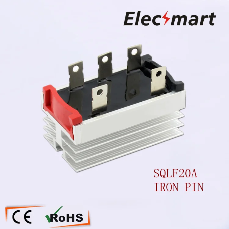 

Iron Pin SQLF20A Three Phases 3P Bridge Diode Rectifier with Heatsink 2PCS/Lot