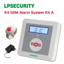 Пожилых SMS GSM сигнализация с старший Хранитель GSM беспроводной медицинский системы K4