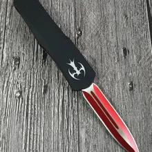 Grady Fung Производство настроить вампир тактический нож Красный Нержавеющая сталь лезвие боевой ручной инструмент зубчатые ножи нейлоновая оболочка
