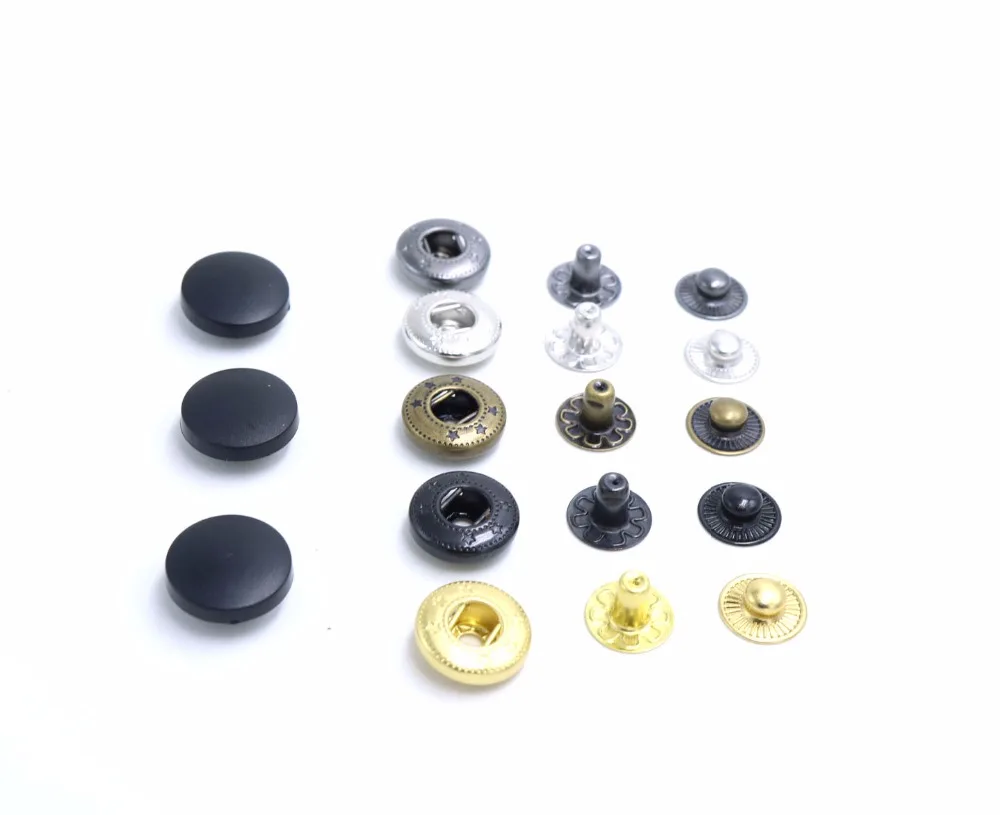 2018New plastic stud Buttons 50sets/lot Different Price Quality 12mm