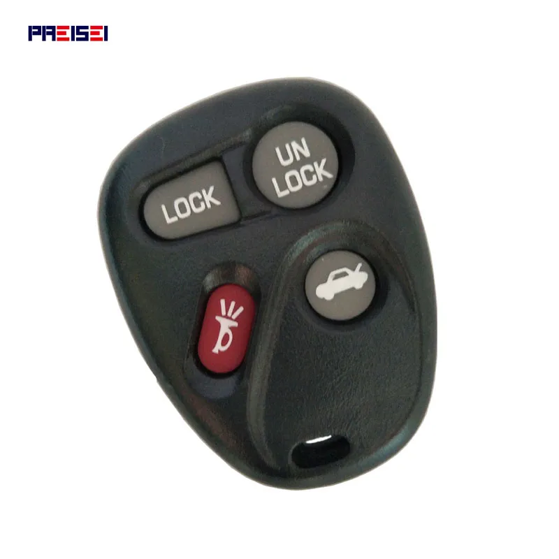 

PREISEI 4 Buttons Replacements Car Remote Key Case Fob Entry Keyless Key Shell For GM GMC Chevy For Buick For Chevrolet