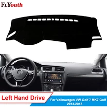 Для Volkswagen Golf 7 MK7 гольф 2013 Golf7 приборной панели автомобиля крышка тире коврики тире коврик ковер анти-УФ с нескользящей подошвой