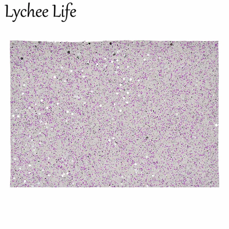 Lychee Life A5 плотная блестящая искусственная кожа ткань красочные 21x15 см искусственная ткань DIY ручной работы швейная одежда аксессуары