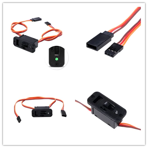 1pcs Heavy Duty Rc Switch With Led Display Jr Rc On Off Connectors ...