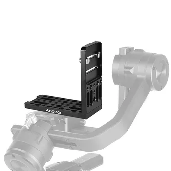 

Universal Camera big Bracket Plate Holder 1/4 & 3/8 Inch Screw Mount Aluminium Alloy for Canon Cameras DSLR Tripod accessories