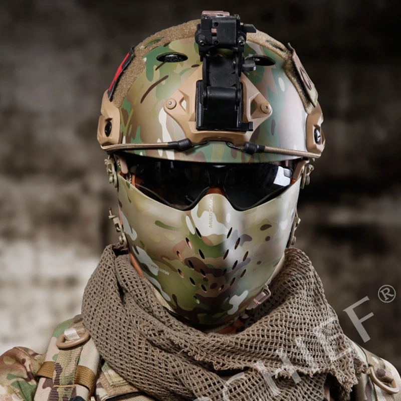 New Mesh Face Mask Tactical Shields Airsoft Hunting Military Party Movie Camo Ghost Combat Helmets | Спорт и развлечения