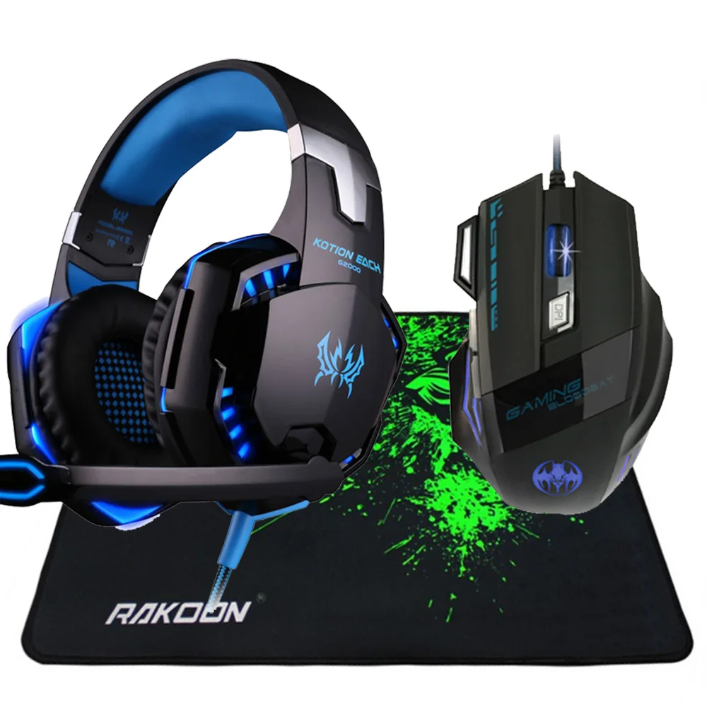 Professional 3200 DPI 7 Button 7D LED USB Wired Gaming Mouse Mice+Over-ear Gamer Headphone Headset Earphone with Mic Stereo Bass Professional 3200 DPI 7 Button 7D LED USB Wired Gaming Mouse Mice+Over-ear Gamer Headphone Headset Earphone with Mic Stereo Bass