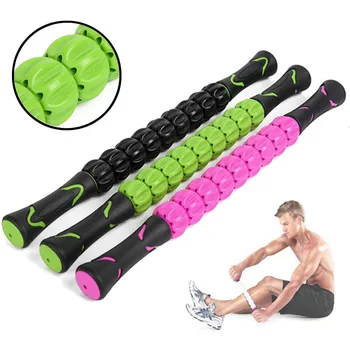 

Gear Muscle Massage Roller Stick Body Massager Health Sports Exercise Relax Tool Z0523