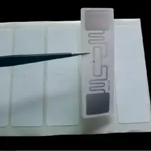 1000 шт. UHF RFID Метка ISO 18000-6C 915 МГц AZ 9662 H3 чип пассивная rfid-метка, UHF Стикеры этикетка Размеры: 73*23 мм Диапазон считывания 6 м