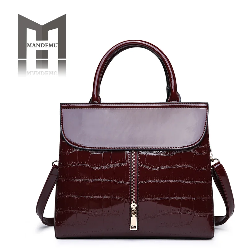 

Women Bag Luxury Patent Leather Purse and Handbags Fashion Famous Brand Designer Handbag High Quality Female Shoulder Bags Purse