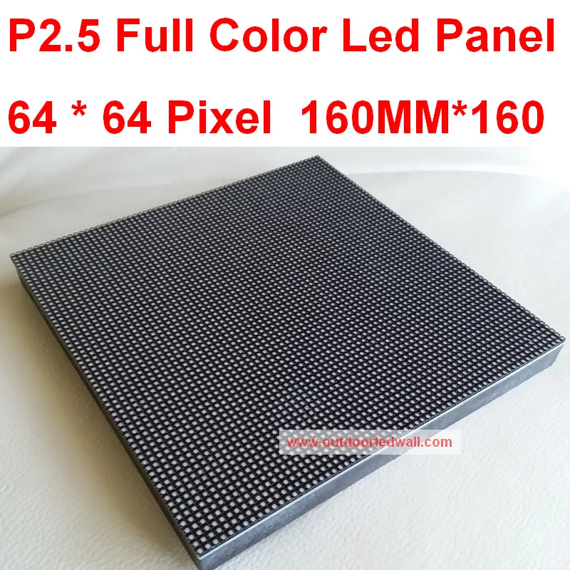 

p2.5 full colo led display, indoor rgb led display screen,1/32 scan, 160*160mm 64*64 pixel ,HD resolution, Free Shipping