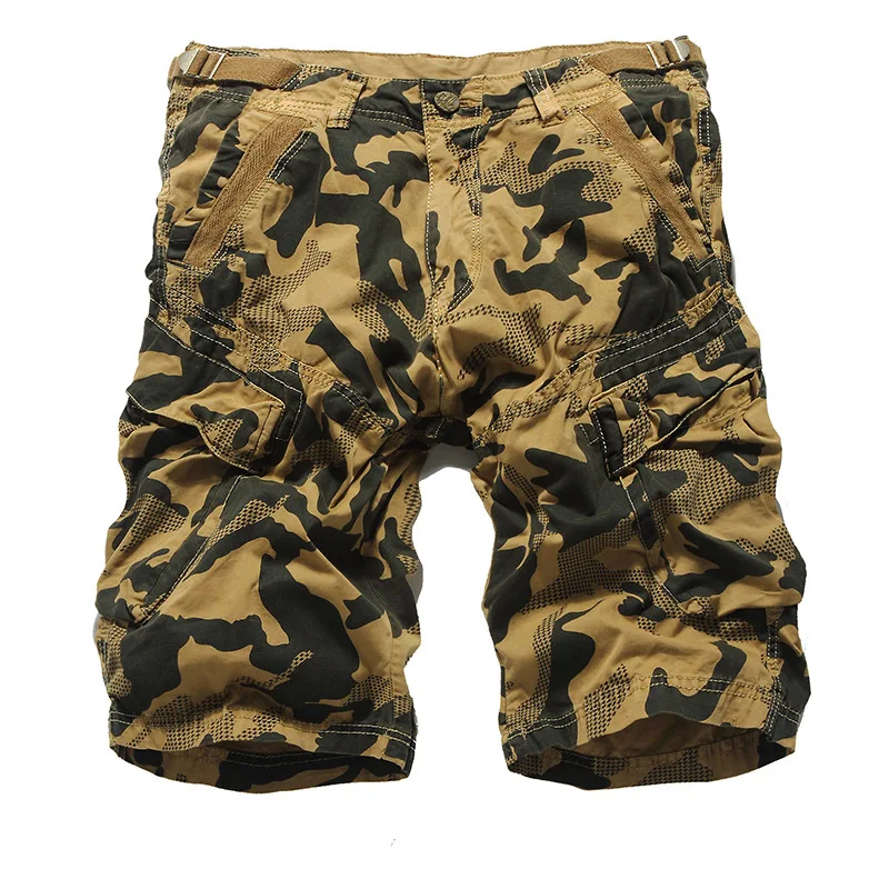 Summer Men Casual Shorts Army Men Fashion Camo Cargo Shorts Military