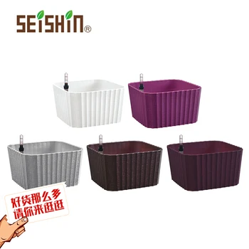 

Desktop Garden automatic irrigation pot square lazy people paint water
