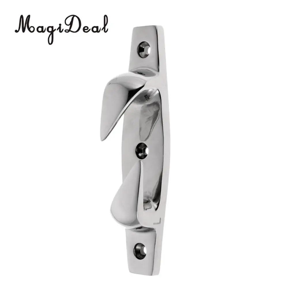 MagiDael Heavy Duty Stainless Steel Handed Fairlead Marine Boat Deck Skene Cleats 6' 154mm Left/Right for Mooring Anchoring Boat