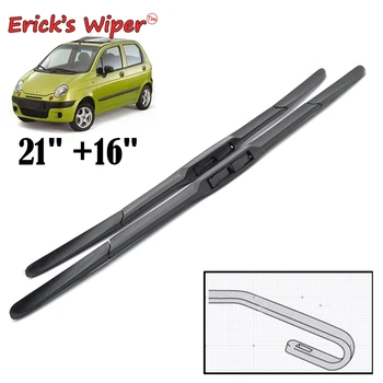 

Erick's Wiper Front Hybrid Wiper Blades For Daewoo Matiz 1998 - 2005 Windshield Windscreen Front Window 21"+16"