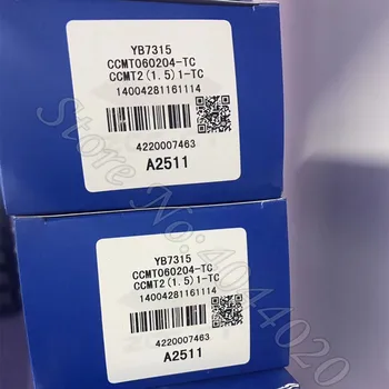 

ZCC-CT CCMT060204-TC YB7315 10pcs/box New original cutting tool carbide insert for CNC